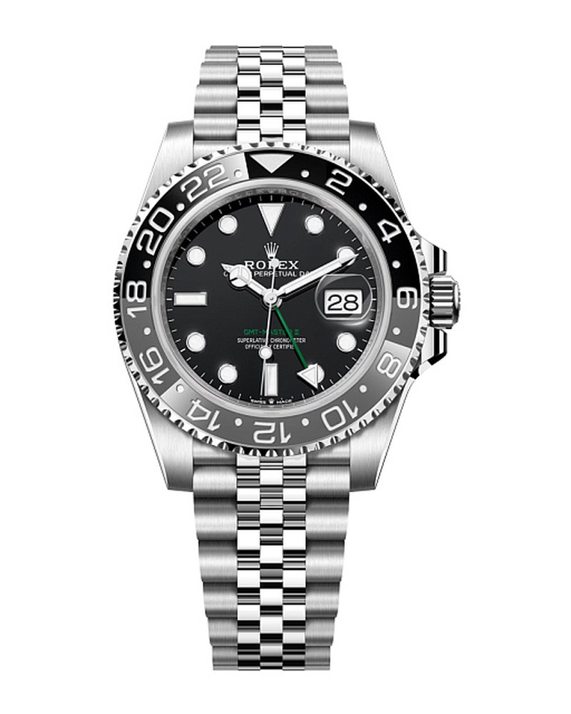 Rolex GMT-Master II 126710GRNR on Jubilee bracelet